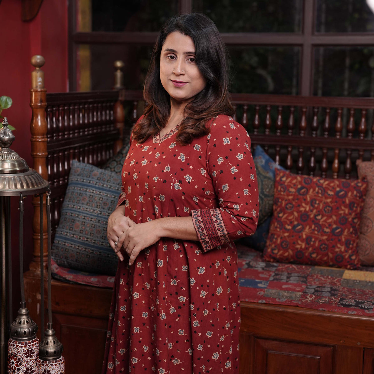 Ajrakh Printed Cotton Co-Ord Set
