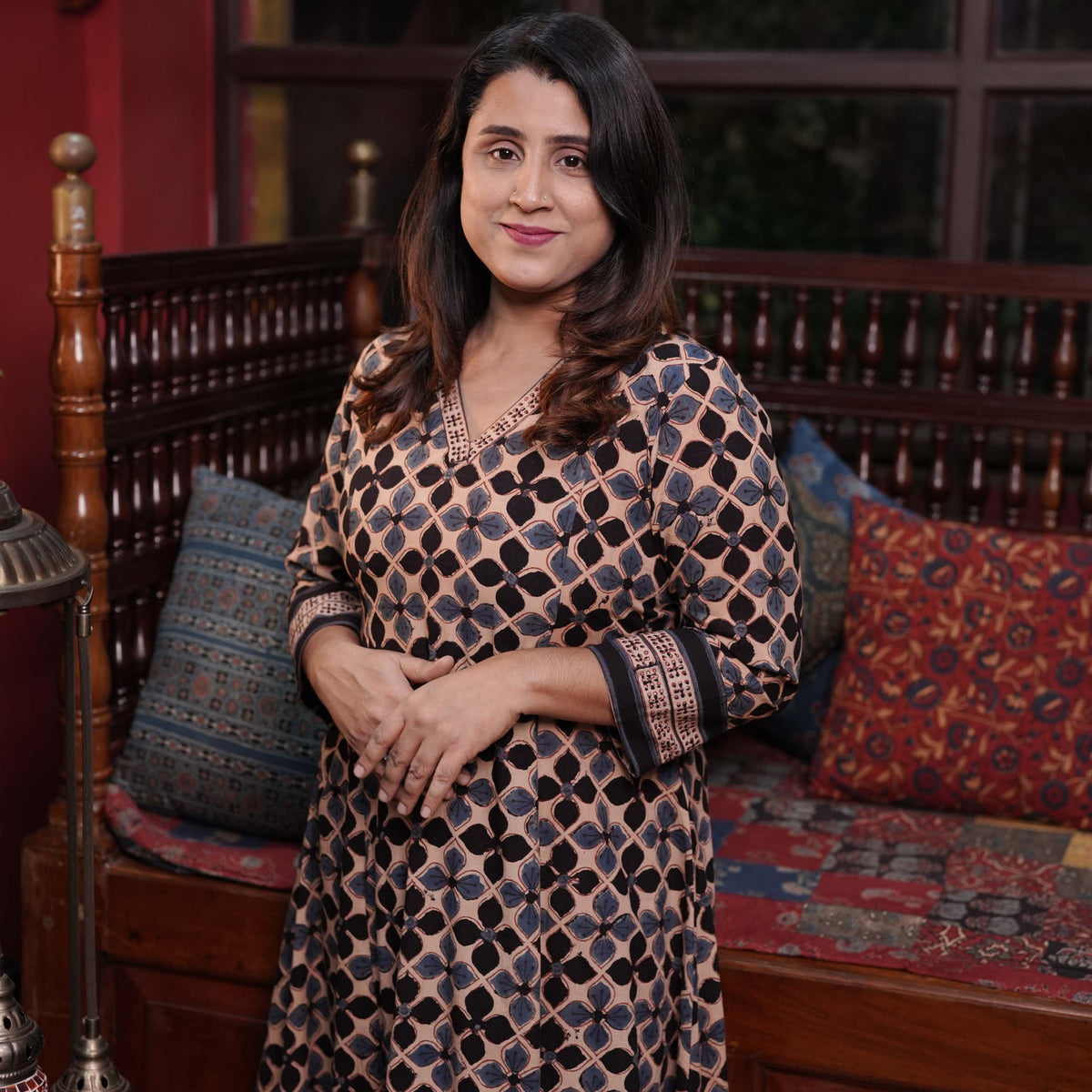 Ajrakh Printed Cotton Co-Ord Set