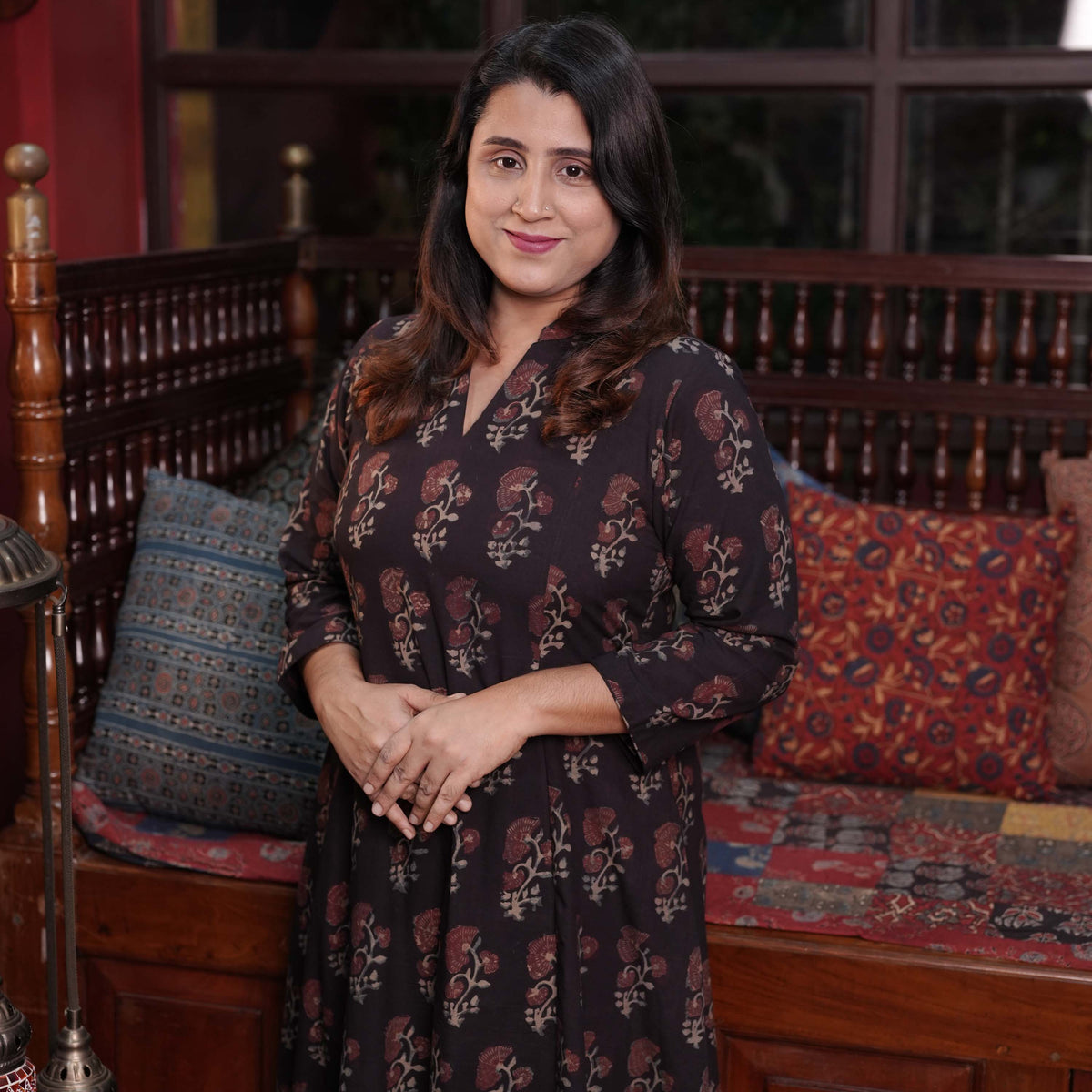 Ajrakh Printed Cotton Co-Ord Set