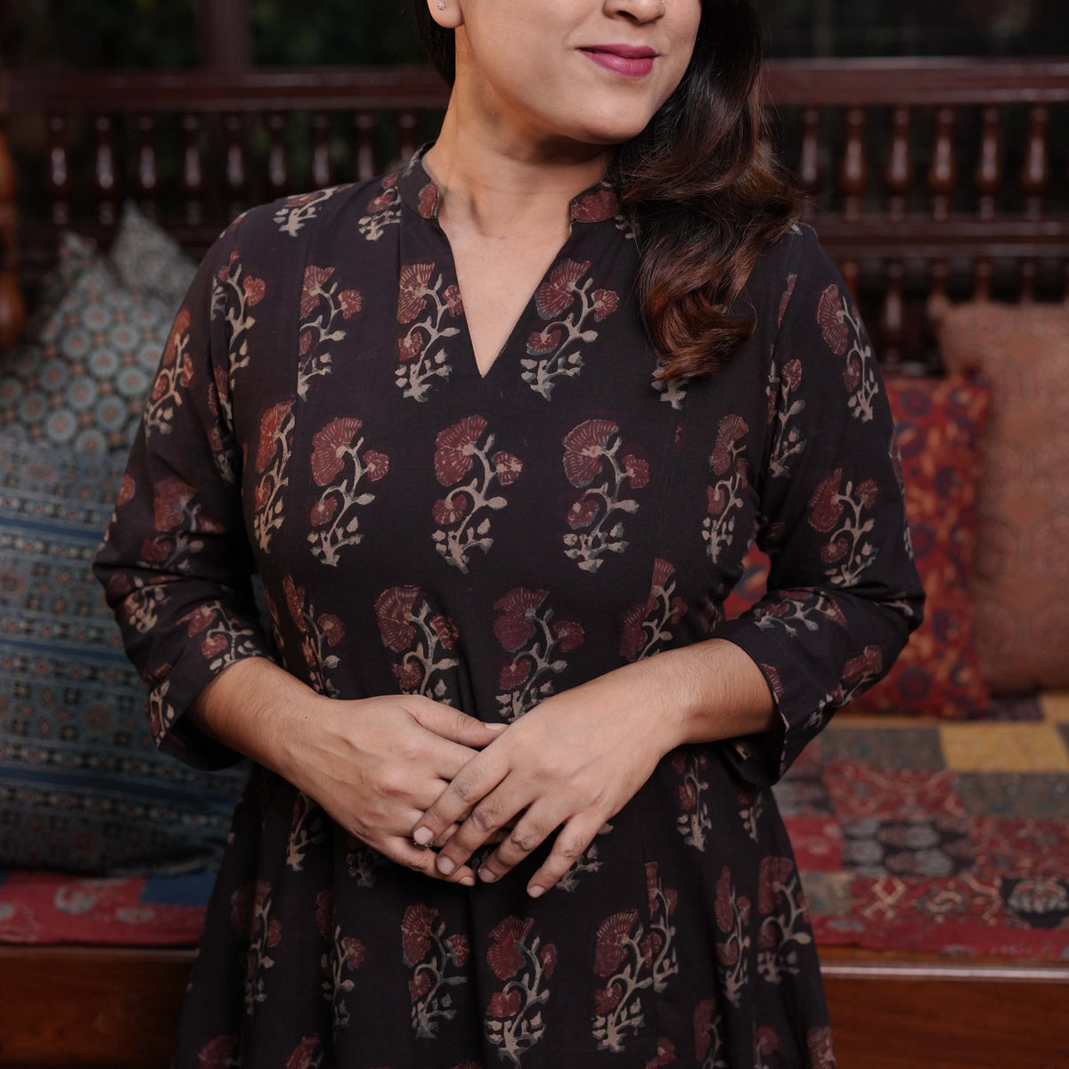 Ajrakh Printed Cotton Co-Ord Set