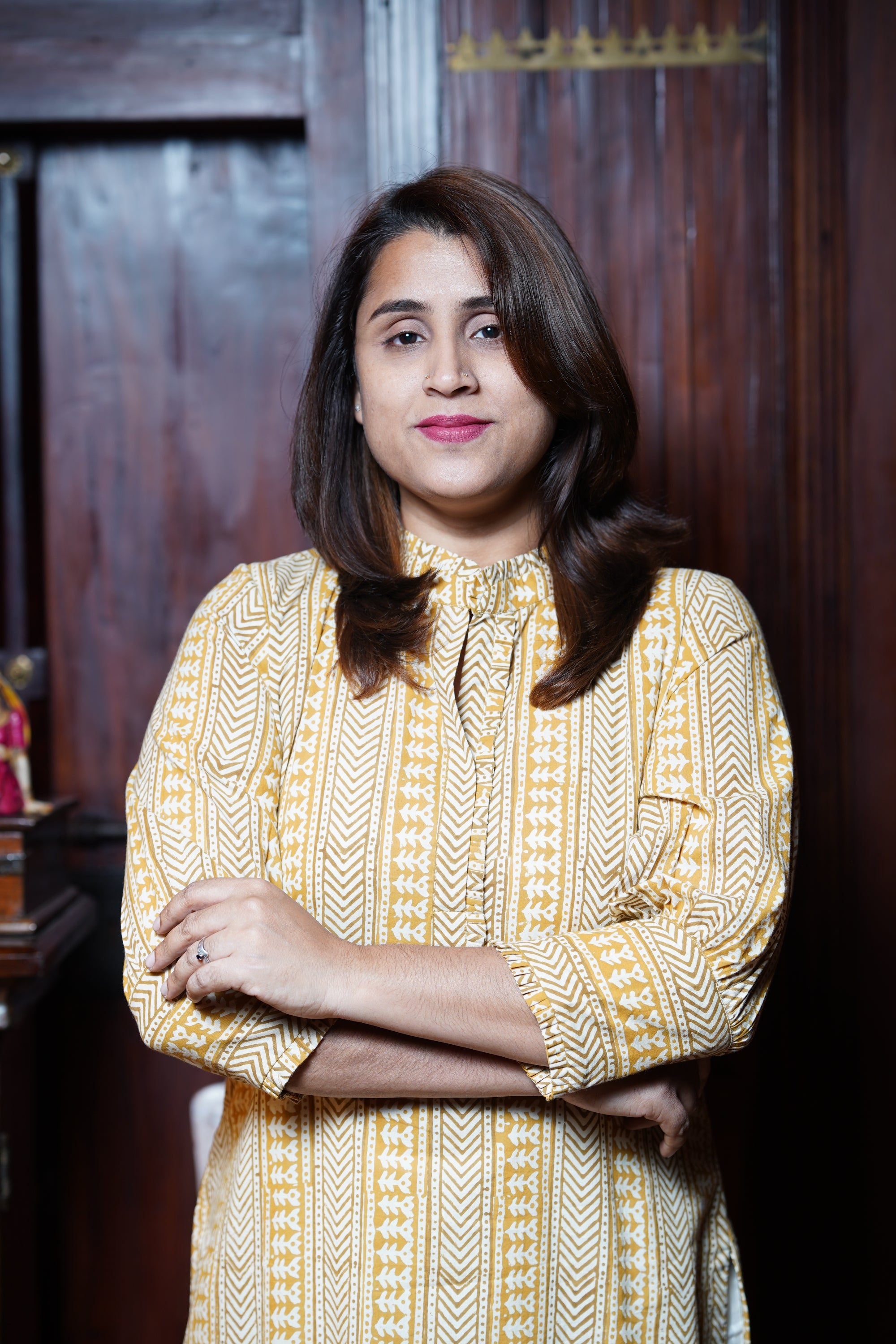 Hand Block Printed Cotton Straight Cut Kurthi